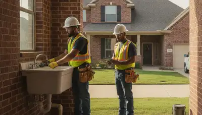 Plumbing repair technician serving Dallas, TX for leak detection and pipe repairs