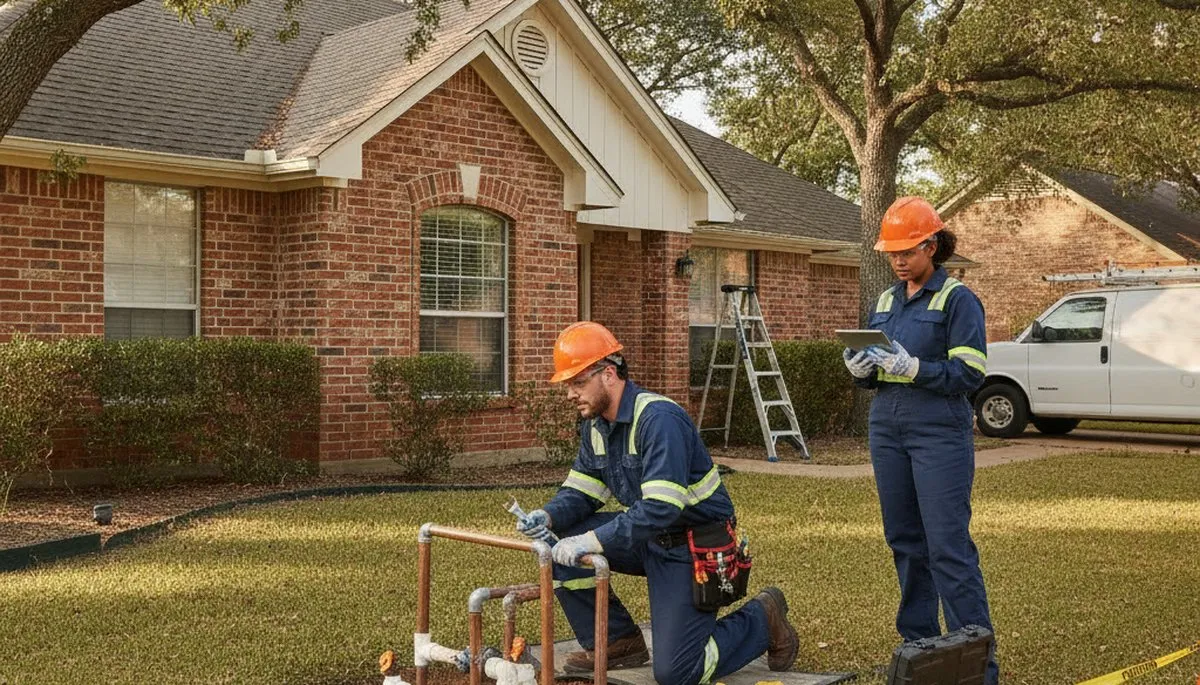 Dallas TX plumbing repair service for leaks, clogs, and pipe maintenance