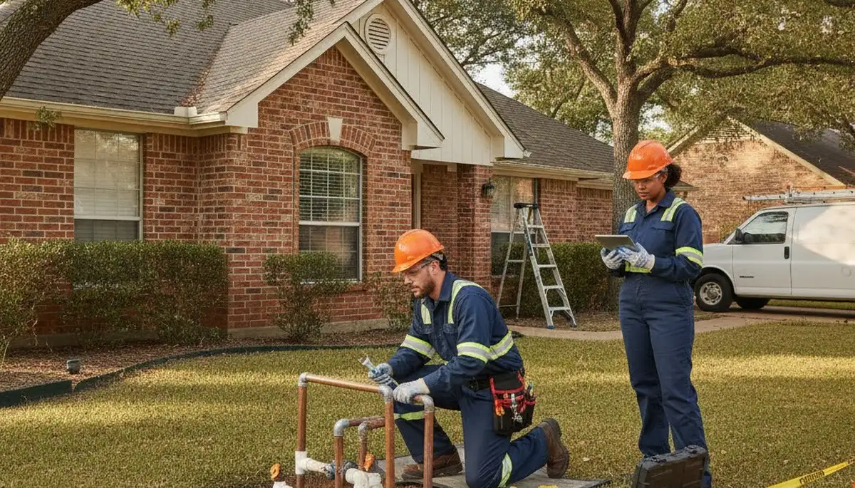 Dallas TX plumbing repair service for leaks, clogs, and pipe maintenance