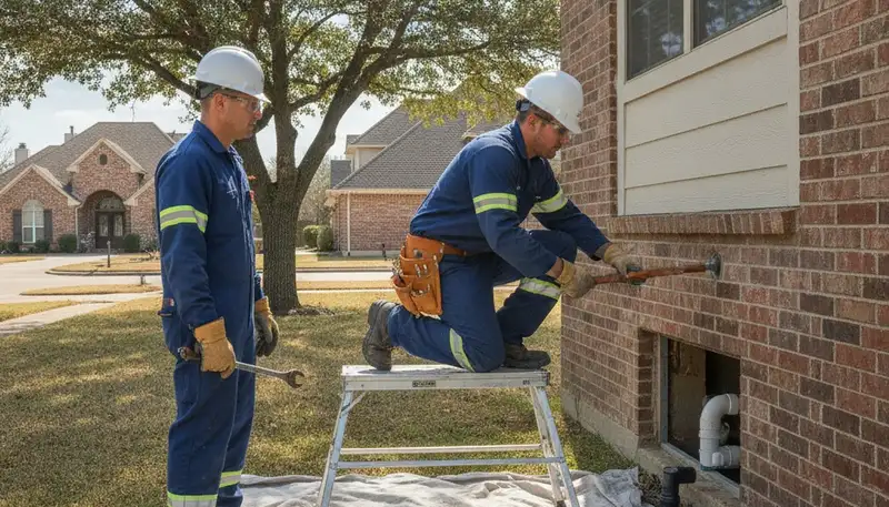 Dallas TX plumbing repair service for residential and commercial leak, pipe, and drain issues