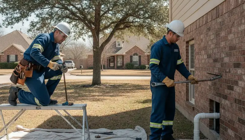 Dallas, TX plumbing repair service truck for local home and business pipe repairs