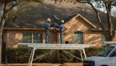 Dallas, TX plumber repairing a sink for residential plumbing service