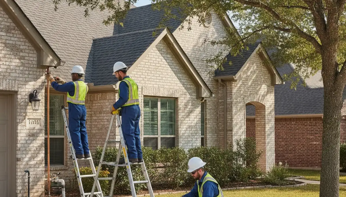 Dallas, TX plumbing repair service truck for residential leak and pipe repairs