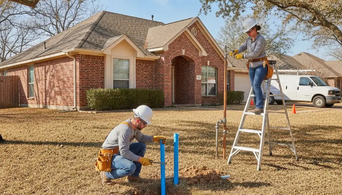 Dallas TX plumbing repair technician providing professional plumbing services for local homes and businesses