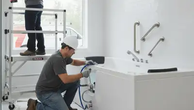 Walk-in tub installation for Dallas, TX homes by On Call Plumbers